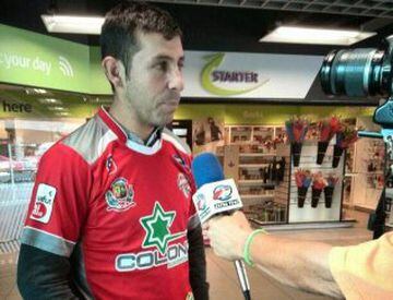 El seleccionado Ismael Fuentes apostó por un desconocido destino y en 2014 firmó por el Santos de Guápiles de Costa Rica.