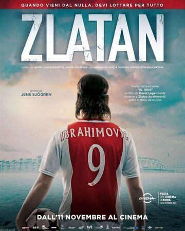El cartel de la película sobre Ibrahimovic. 