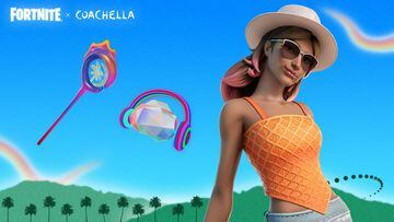 fortnite coachella 2023 evento nuevas skins isla creativa misiones premios gratis