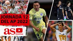 Los 7 puntos que dejó la Jornada 12 del Apertura 2022