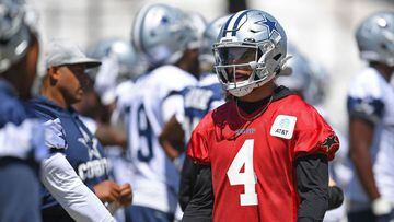 Cowboys' Dak Prescott not ruling out Week 4 injury return