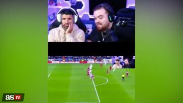 El Kun y su desborde de “emoción” al ver los goles de Cristiano 