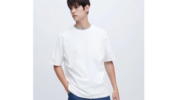 Camiseta oversize de color blanco de Uniqlo para hombre