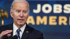 Biden lauds "strongest two years of job growth in history"