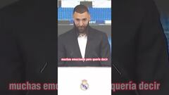 Karim Benzema: “Olvidar al Real Madrid será imposible”