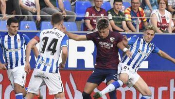 Huesca 3 - 2 Real Sociedad B: resumen, resultado y goles. LaLiga Smartbank