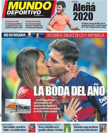 Portada de 'Mundo Deportivo' del jueves 29 de junio de 2017.