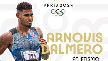 Arnovis Dalmero, clasificado a los Juegos Olímpicos París 2024 en salto largo.