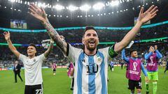 Messi alcanza a Maradona y Pelé