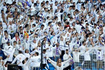 Not this time | Real Madrid fans inside the stadium.