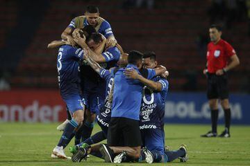 Con gol de Omar Duarte, Nacional venció por la mínima diferencia a Atlético Tucumán, pero no fue suficiente para continuar en la Copa Libertadores, ya que el equipo argentino ganó la ida 2-0 y de esta manera se clasificó a los cuartos de final.