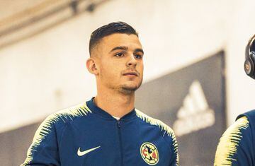 El futbolista de 21 años se convirtió en el primer refuerzo de las Águilas para el presente certamen, el ‘Poeta’ llega con el cartel de ser el goleador de la Copa Sudamericana en 2018 con Deportivo Cali.