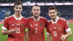 La selección rusa volverá a jugar el 24 de septiembre tras la sanción de la FIFA