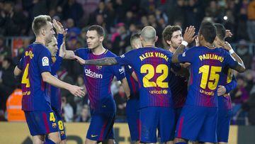 Uno por uno del Barça: Un clínic de Iniesta y un Messi negado