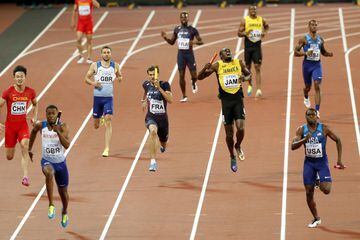Lesión de Usain Bolt en el 4X100.