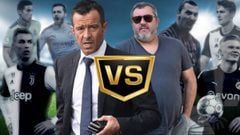 Los dos hombres que controlan el fútbol: XI Mendes vs. XI Raiola