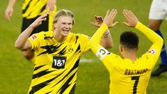 Sancho and Haaland star as Dortmund lads battle for record