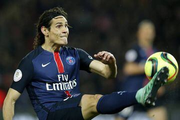 Edison Cavani has filled in for the missing Barca man