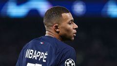 Mbappé, con el 7 a la espalda en el PSG.