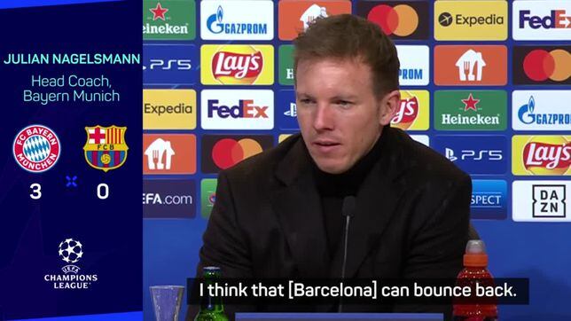 Nagelsmann hopes to see Barca have "glorious" return