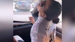 Muguruza arrasa de nuevo en redes: su baile en el coche con la camiseta del equipo de Beckham