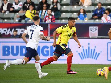 La Selección Colombia enfrentó a Estados Unidos en partido amistoso en el Dignity Health Sports Park.