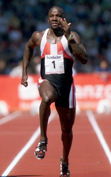 Atleta canadiense, el 27 de julio de 1996 en las Olimpiadas de Atlanta 1996, consiguió su mejor registro en los 100m con un tiempo de 9,84.