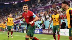 Cristiano Ronaldo vive un carrusel de emociones en el triunfo de Portugal ante Ghana