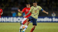 Colombia vs Chile en Preol&iacute;mpico