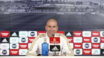 Zinedine speaks to the media ahead of Real Madrid's meeting with Real Betis.