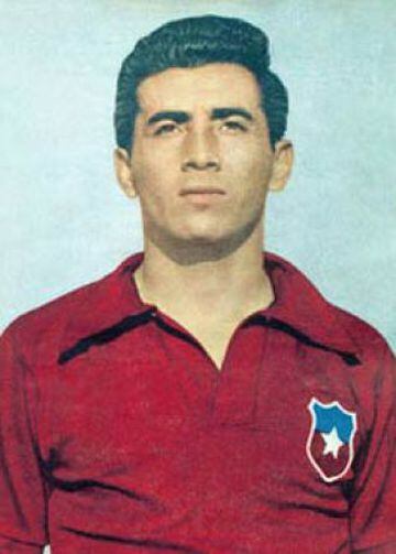 14. Enrique Hormazábal - Chile. El ex jugador de Colo Colo jugó tres Copa América y anotó diez goles.