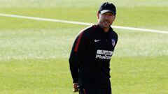 El entrenador del Atl&eacute;tico de Madrid, Diego Pablo Simeone.