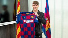 Louie Barry, nuevo jugador del FC Barcelona.