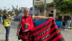 Es argentino, socio honorario de Flamengo y fanático de Vidal: “Él es muy querido”
