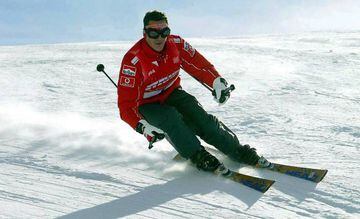 Michael Schumacher sufrió un grave accidente de esquí hace tres años en la estación alpina de Meribel.