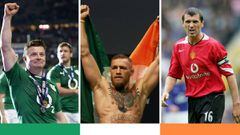 Brian O&acute;Driscoll, Conor McGregor o Roy Keane son algunos de los deportistas m&aacute;s destacados de la historia de Irlanda. Recordamos sus haza&ntilde;as con motivo del D&iacute;a de San Patricio.