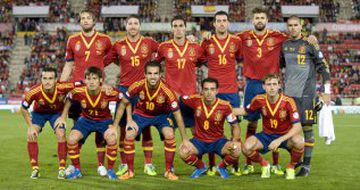 2012 and 2013 Spain shirt.