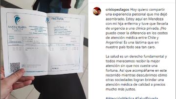 Chileno fue a una clínica en Argentina y queda impactado por el precio: esto pagó por un examen