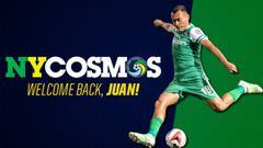 Juan Arango vuelve al New York Cosmos con 37 años