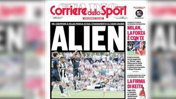La prensa italiana enloquece con el debut de Cristiano
