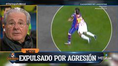 La defensa más surrealista de la agresión de Messi: "No veo que le reviente..."