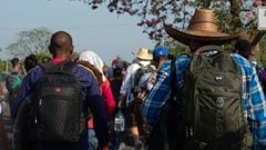 Caravana migrante llega a Oaxaca después de salir de Chiapas