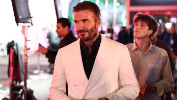 El propietario de Inter Miami, David Beckham, reconoció el trabajo de la ciudad de Las Vegas en la Fórmula 1 y espera que sea sede para el Mundial 2026.