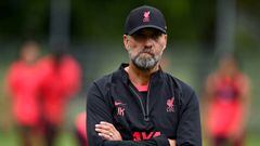 UNSPECIFIED, AUSTRIA - JULY 26: (THE SUN OUT, THE SUN ON SUNDAY OUT) Jurgen Klopp manager of Liverpool during the Liverpool pre-season training camp on July 26, 2022 in UNSPECIFIED, Austria. (Photo by Andrew Powell/Liverpool FC via Getty Images)