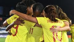 Jugadoras de la Selección Colombia Femenina Sub 17.