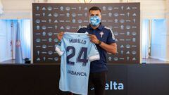 Murillo posa con la camiseta del Celta con el dorsal 24 y su nombre.