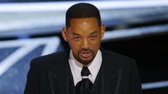 Will Smith wins the Oscar for Best Actor in "King Richard" at the 94th Academy Awards in Hollywood, Los Angeles, California, U.S., March 27, 2022. REUTERS/Brian Snyder