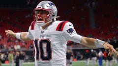 The young quarterback topped 300 yards in the Patriots win over the Titans on Sunday with two TDs and no interceptions, even with mistakes in the red zone.