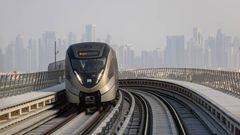 The metro in Doha, Qatar, on Saturday, Nov. 19, 2022. Embattled FIFA President Gianni Infantino pushed back against criticism of the Qatar World Cup a day before the tournament begins following years of planning. Photographer: Christopher Pike/Bloomberg via Getty Images