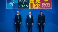 The NATO summit is typically held in Brussels but occasionally is other Members States can petiton to host. This year it is in Madid, Spain.